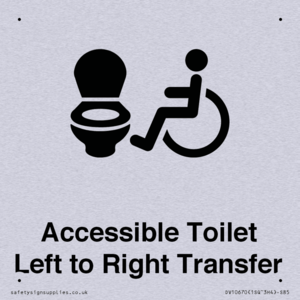 Accessible Toilet with Left to Right Transfer